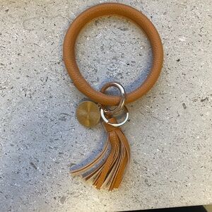 Tassel Keychain Bracelet with Charm